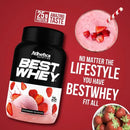 Best Whey Protein (Pote 900g) Strawberry Milk Shake